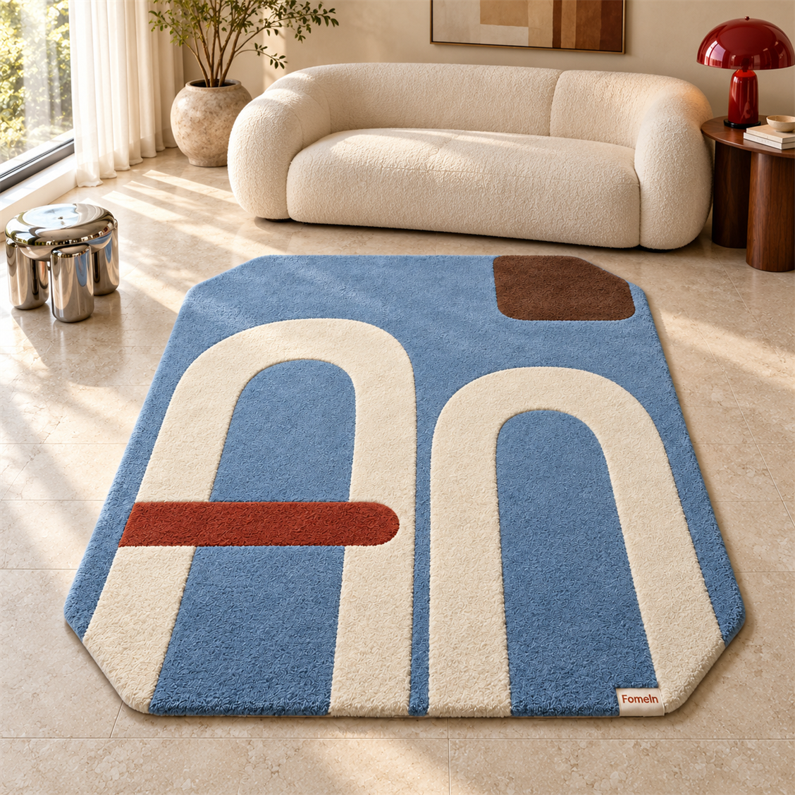 Fomeln Archway Blue Rug