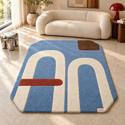 Fomeln Archway Blue Rug